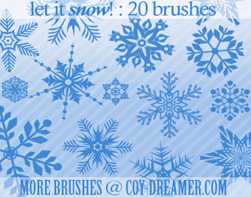 christmas photoshop brushes