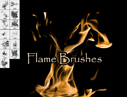 fire photoshop brushes