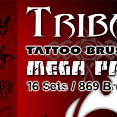 1500+ Free Tribal Photoshop Brushes and Tattoo Designs