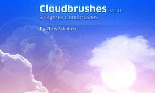 clouds photoshop brushes