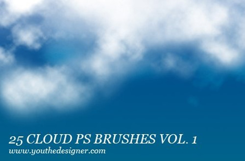 clouds photoshop brushes
