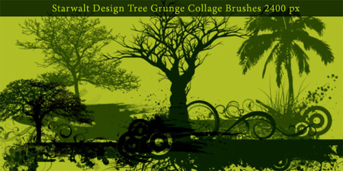 tree photoshop brushes
