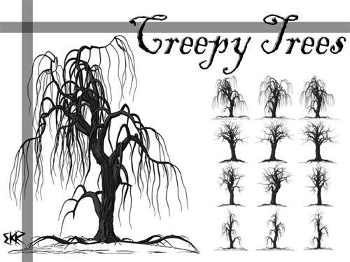 tree photoshop brushes