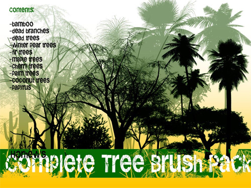 tree photoshop brushes