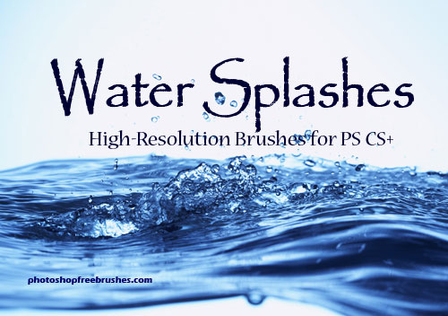 water photoshop brushes