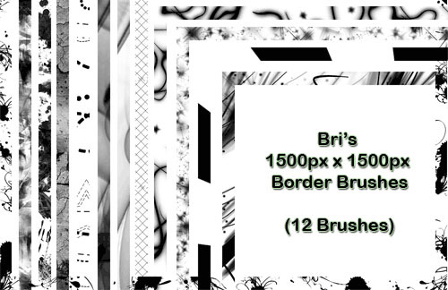 border photoshop brushes