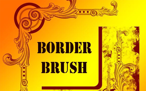 border photoshop brushes