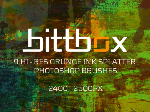 splatter photoshop brushes