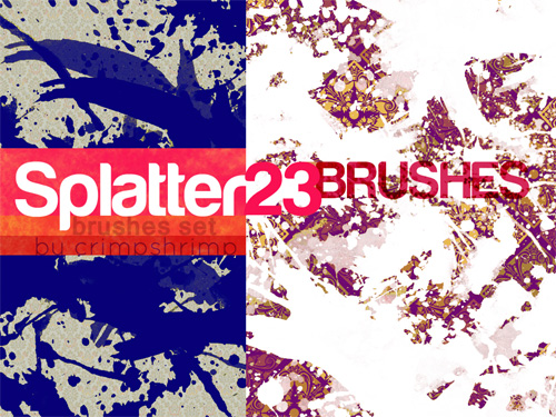 splatter photoshop brushes