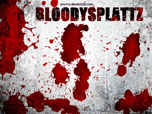 blood splatter photoshop brushes