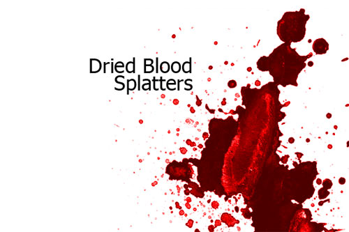 blood splatter photoshop brushes