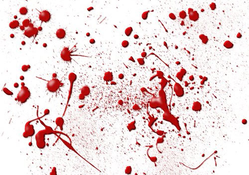 blood splatter photoshop brushes