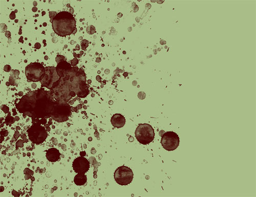 blood splatter photoshop brushes