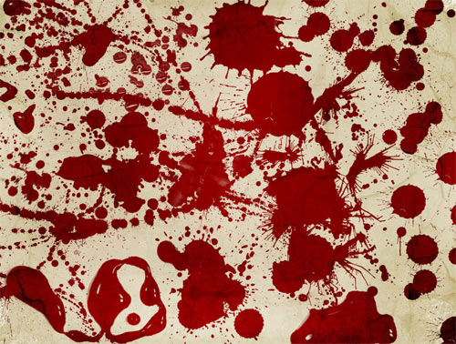 blood splatter photoshop brushes