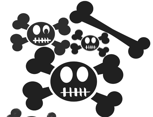 skull photoshop brushes