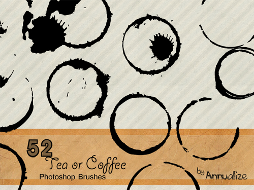 coffee stain brushes photoshop