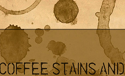 coffee stain brushes photoshop