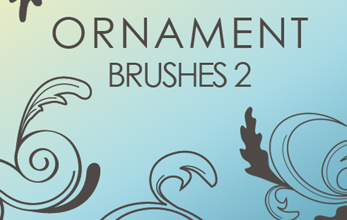 ornament photoshop brushes