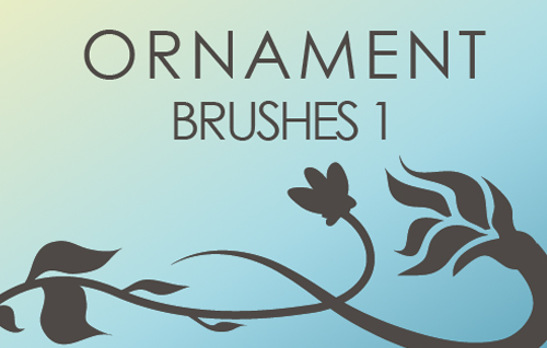 ornament photoshop brushes