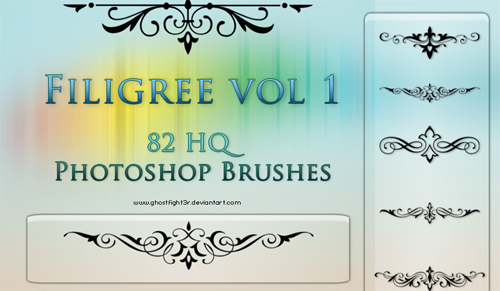 ornament photoshop brushes