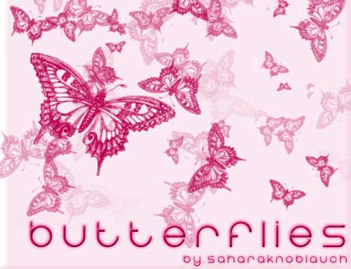 butterfly photoshop brushes