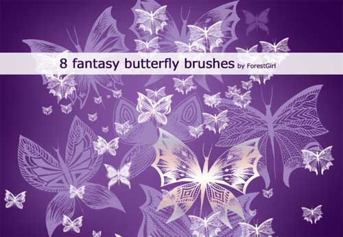 butterfly photoshop brushes