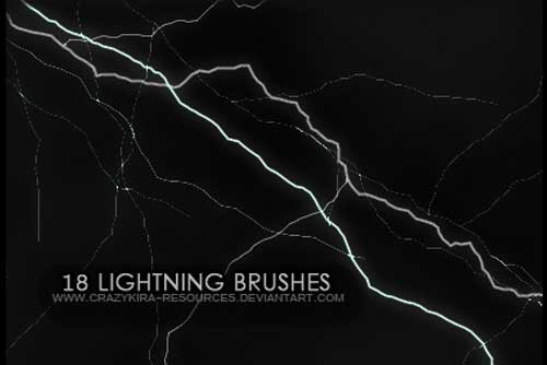 lightning photoshop brushes