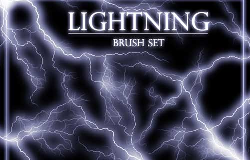 lightning photoshop brushes