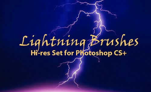 lightning photoshop brushes