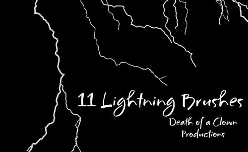 lightning photoshop brushes