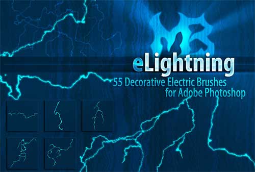 lightning photoshop brushes