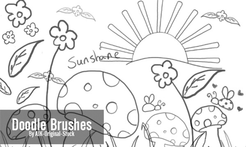 sketch photoshop brushes