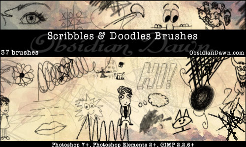 sketch photoshop brushes