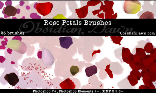 rose photoshop brushes