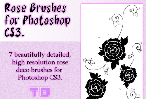 rose photoshop brushes