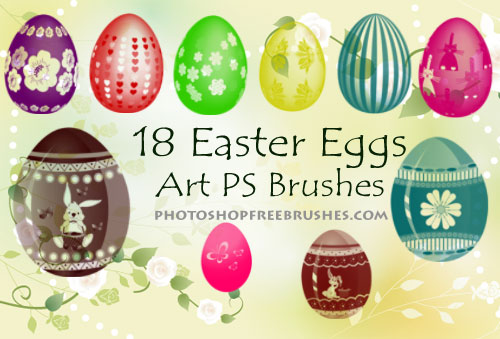 easter egg photoshop brushes