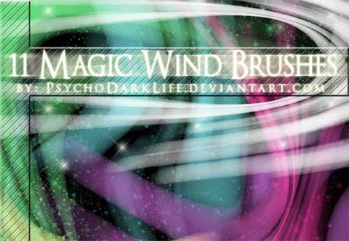 magic wand sparkle photoshop brushes