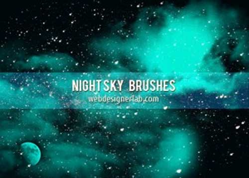 night sky photoshop brushes
