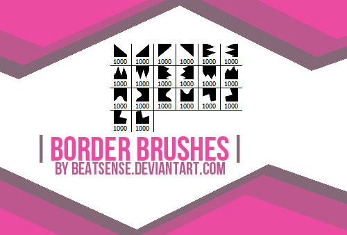 border photoshop brushes