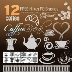 Coffee Break: 12 Free Photoshop Brushes