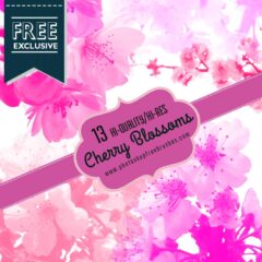 13 High-Res Cherry Blossoms Photoshop Brushes