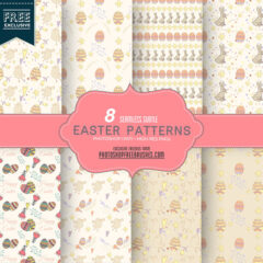 8 Cute Pastel Patterns for Spring and Easter
