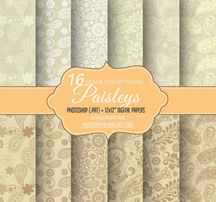 seamless paisley patterns