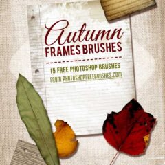 15 Frames PS Brushes for Fall DIY Projects