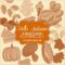 23 Thanksgiving and Autumn Hand-drawn Photoshop Brushes