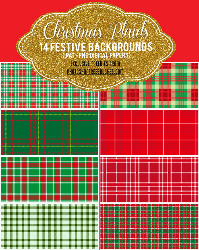 christmas plaids patterns