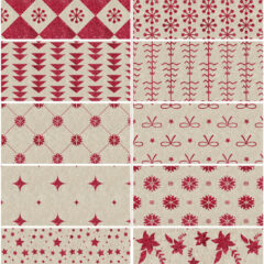 15 Sparkling Red Holiday Patterns and Backgrounds