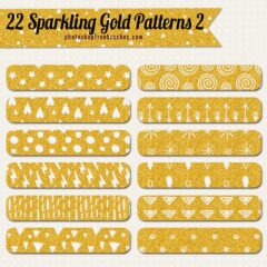 22 Sparkling Gold Patterns Vol. 2