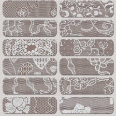 14 Silver Lace Patterns and Backgrounds