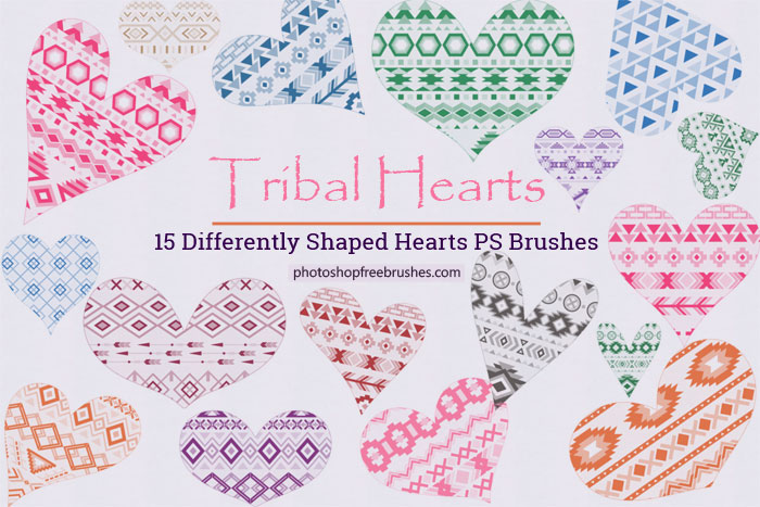 tribal hearts brushes
